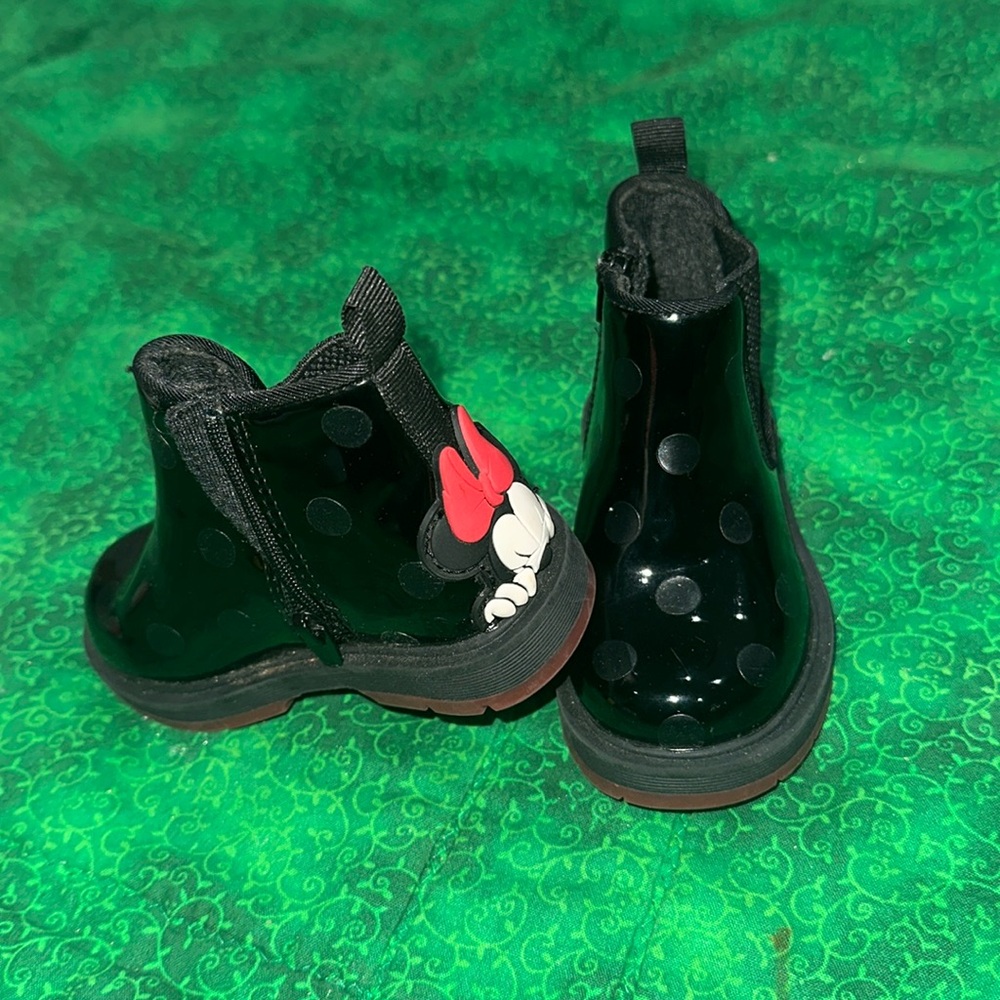 Zara Toddler Girl Minnie Mouse Boots
